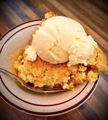 Dutch Apple Pie Slice