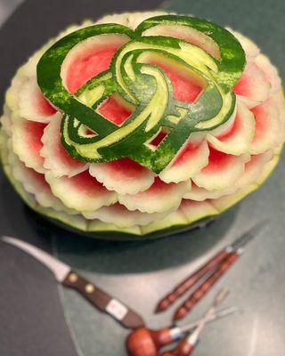Come check out what we can do for you, comes with a full serve or buffet with appetizers. Minimum 75 people. Watermelon carving fun...