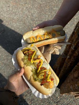 Vegan hot dog