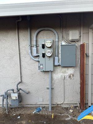 Duplex panel for main house and new ADU