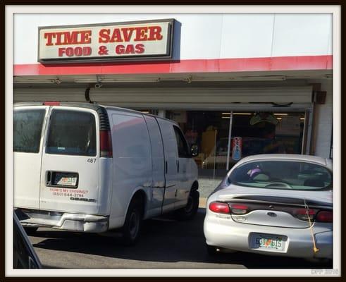 Couldn't help but notice the substantial security roller-gate.  Must be for hurricane-proofing.  (We are in Florida, after all).