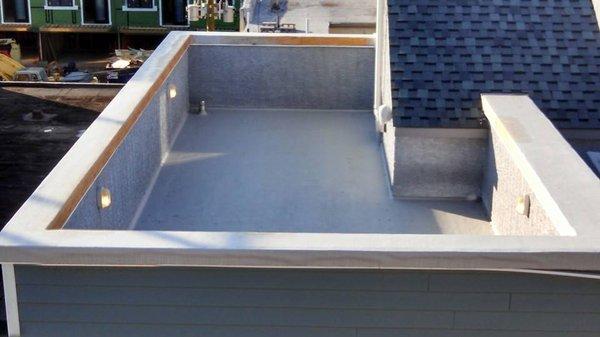 Fiberglass flat roof, Northern Liberties, PA