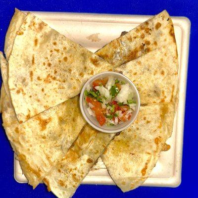 Quesadilla with Pico De Gallo