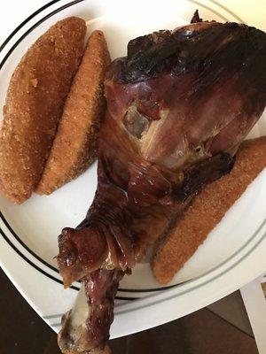 Very good turkey leg ... and huge the best jo jo in memphis