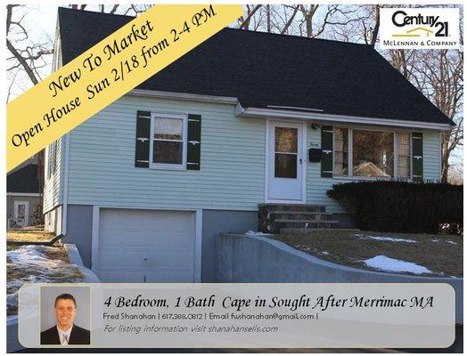 If your looking for a great family home in Merrimack Valley call me!