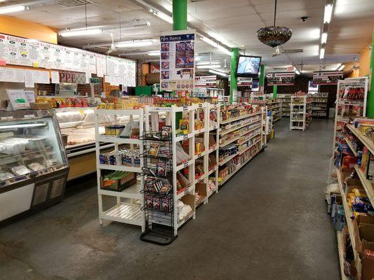 Partial meat dept and seasoning isle.