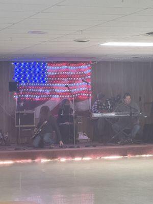 Jerry Warner and the crew at the VFW