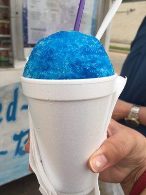 Sugar free blue coconut