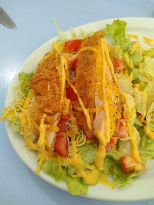 Chicken Strip Salad