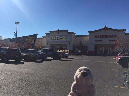 Store is on the right end of the building.