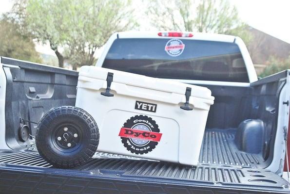 TR45 on a Yeti Tundra 45qt ... This set also fits the 35 qt.