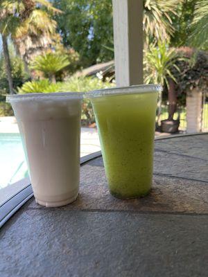 Horchata and Agua Verde