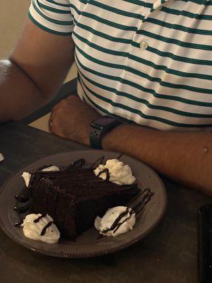 surprise chocolate cake