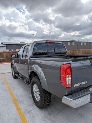 2018 Nissan Frontier SV Crew Cab, she's shopping for meat with me at another fine store new to Harlingen TX Aguilar's meat market.