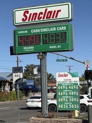 sinclair gas station