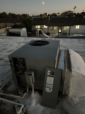 Finishing a new package install