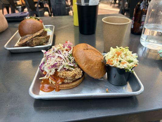 Spicy chicken sandwich