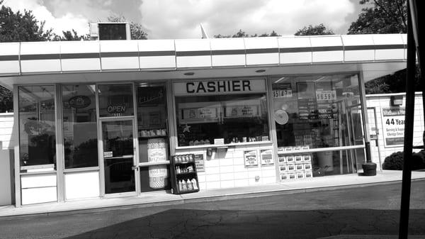 Not sure why my phone decided on the black and white but here we are