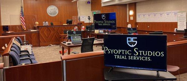 For you Court Room Trial Tech Setup we got you covered.