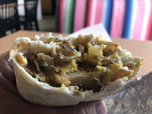 Yummmm, that's a good breakfast burrito