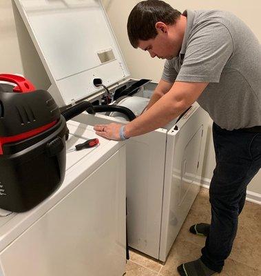 Excessive lint build up in the dryer can lead to fires. Our experts will get your dryer cleaned and operating safely in no time.