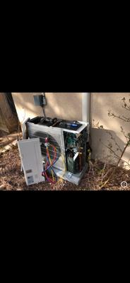 Ducless heat pump