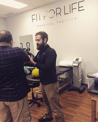 Our PT, Frank, is Moving People today at Fit For Life Physical Therapy.