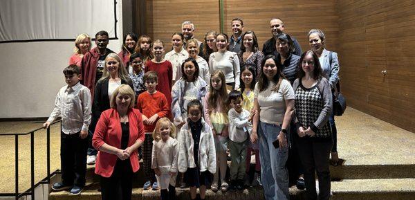 October 2025, 2025 - students with families