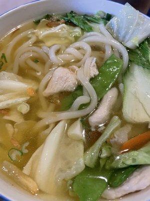 Chicken lomein soup