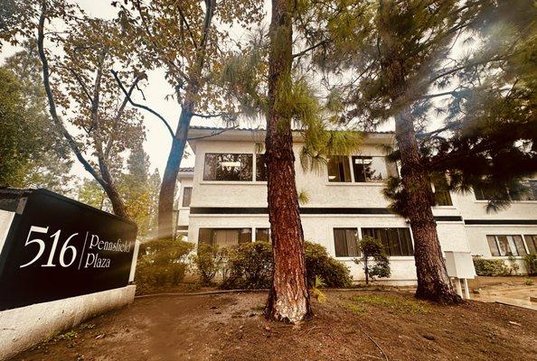 Building exterior. Conveniently located about a block south of Whole Foods.