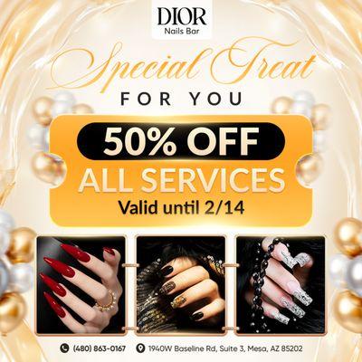 A SPECIAL TREAT FROM DIOR NAILS BAR