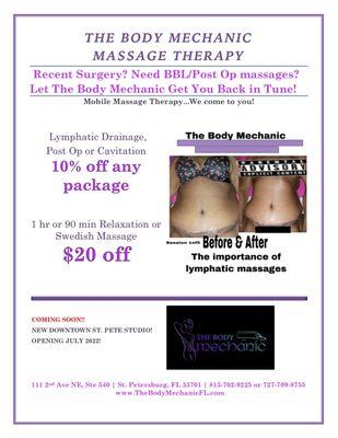 The Body Mechanic Massage Therapy
