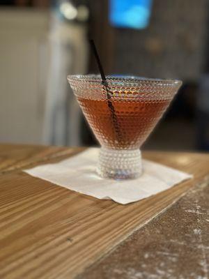 A Sazerac cocktail