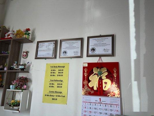 Licensed and certified!