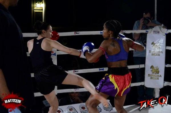 Coach and Competitive fighter Naomi Cookson.