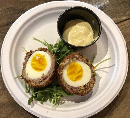 Scotch Eggs offered during pop-up on 9/23