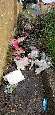 For God's sake, clean this up once in a while. Have some respect.