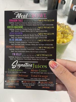 Menu. Half off for military on Veteran's Day!