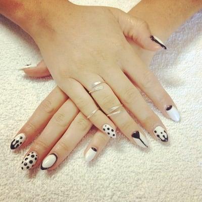 Nail art by Tara Montgomery