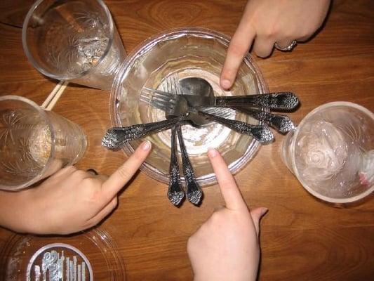 We used spoons, forks, and fingers to finish the Tiramisu off. Sadly, I'm not at all kidding.