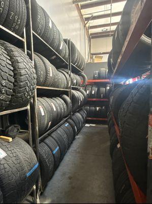 We sell used tires