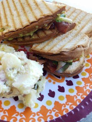 B.A.L.T and potato salad