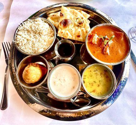 Butter chicken lunch special.