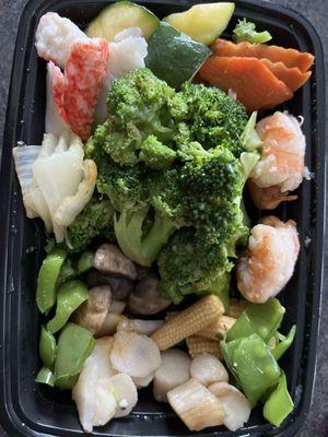 Seafood delight after flushing