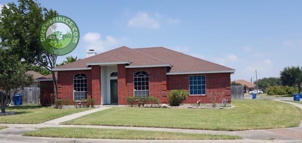 Basic mow service including Mow front & back, weed eat, blow off pavement (walkways and driveway)...