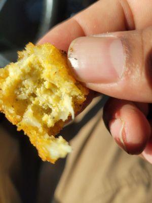 Hush puppy was a little doughy