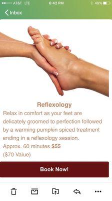 Who wants a well groomed and relaxed foot treatment? Call 850-893-9944 or book online relaxatsage.com