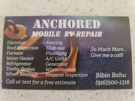 A reputable and skilled RV repairman!