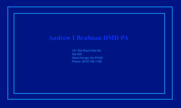 Andrew I Brafman, DMD
