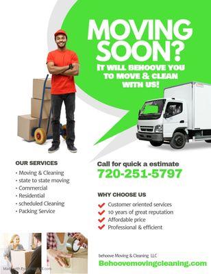 Behoove Moving & Cleaning